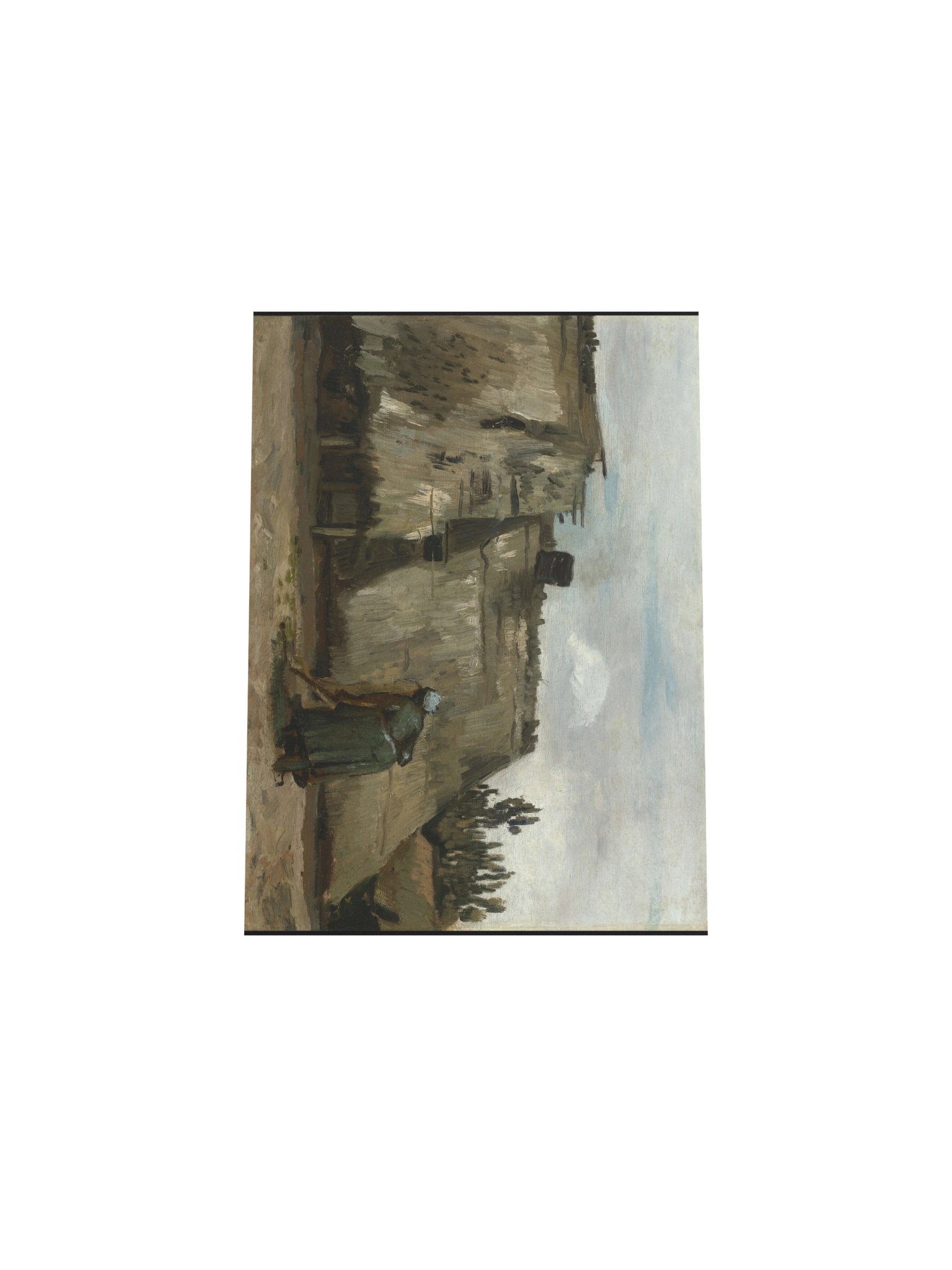Van Gogh, A Peasant Woman Digging in Front of Her Cottage — Fine-Art Poster product image (5)