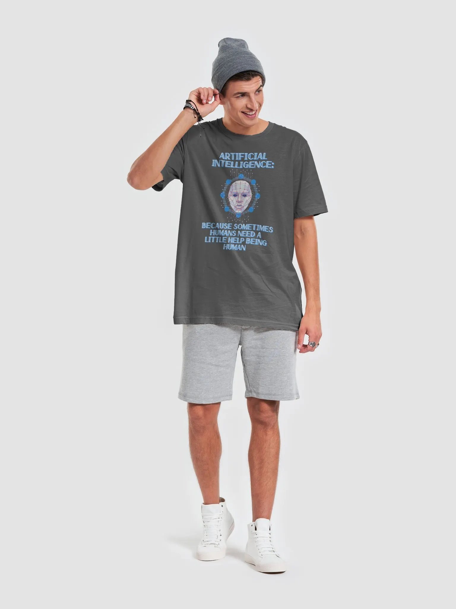 AI - Sometimes Humans Need Help Being Human T-shirt product image (35)