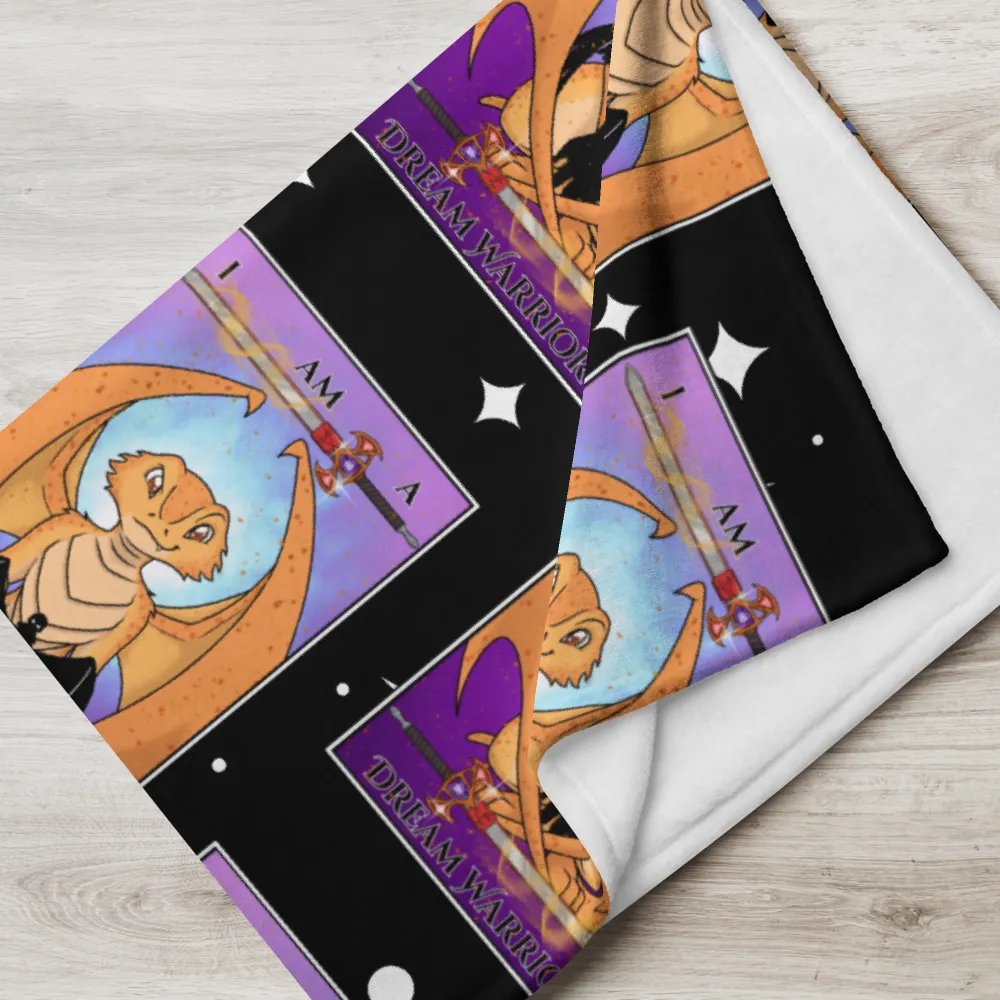 Day of the Dragon "Strength" Tarot Card Throw Blanket product image (5)