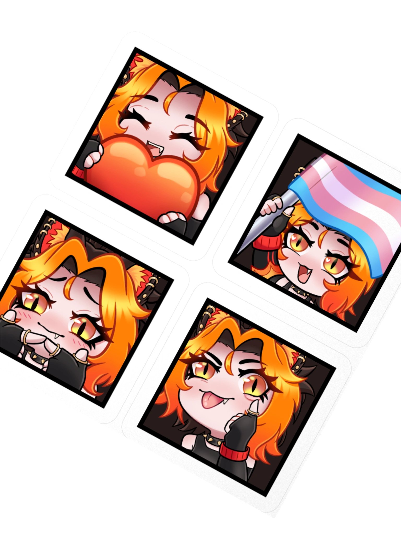 CelisEris emote stickers (TrashBatChar) product image (2)
