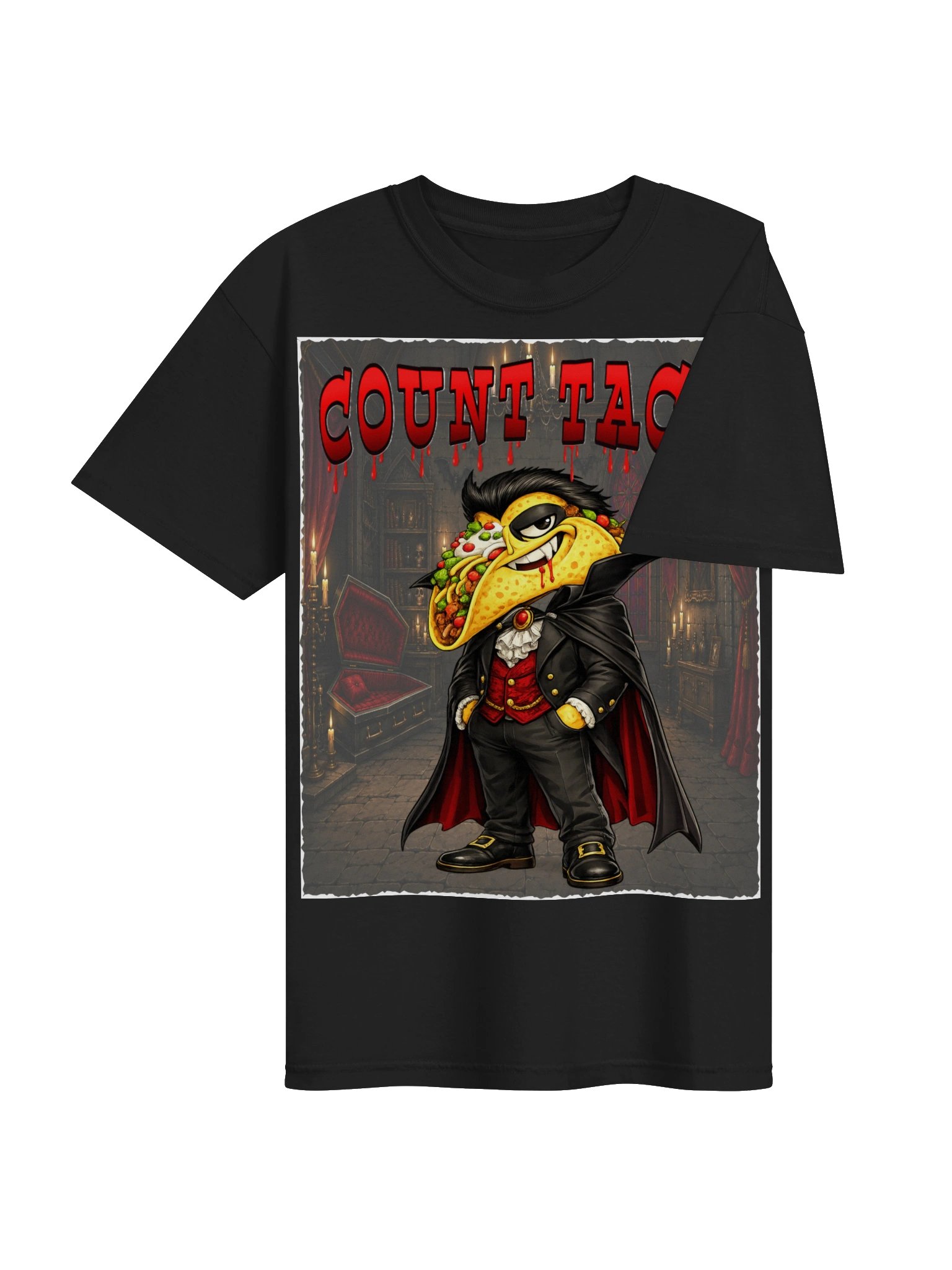 CountTaco Gothic Vampire Tee - The Taco Family product image (47)
