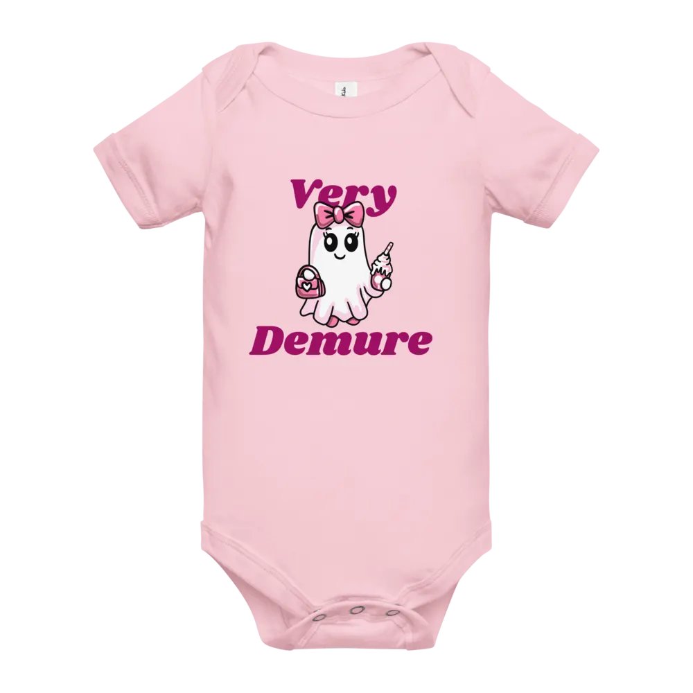 Very Demure Cute Ghost Baby One Piece product image (5)