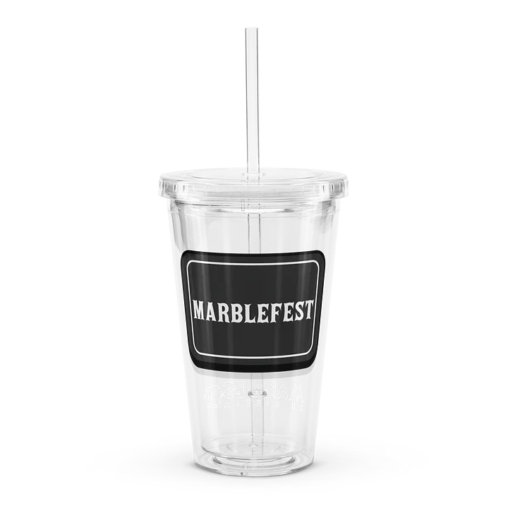 Marblefest May 2026 - Double Wall Clear Plastic Tumbler product image (1)