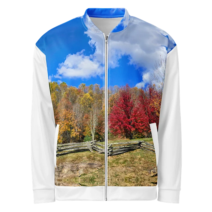 Autumn Skyline All-Over Print Bomber Jacket product image (1)