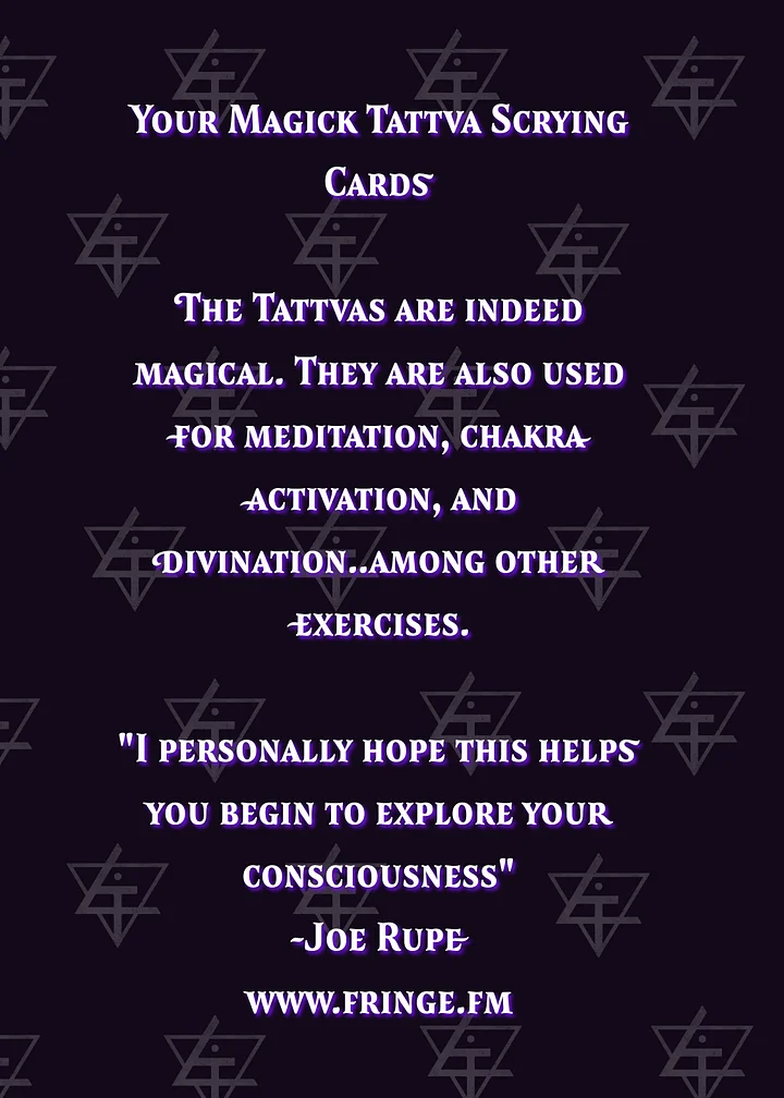 Voidwalker Tattva Cards With Flashing Colors product image (1)