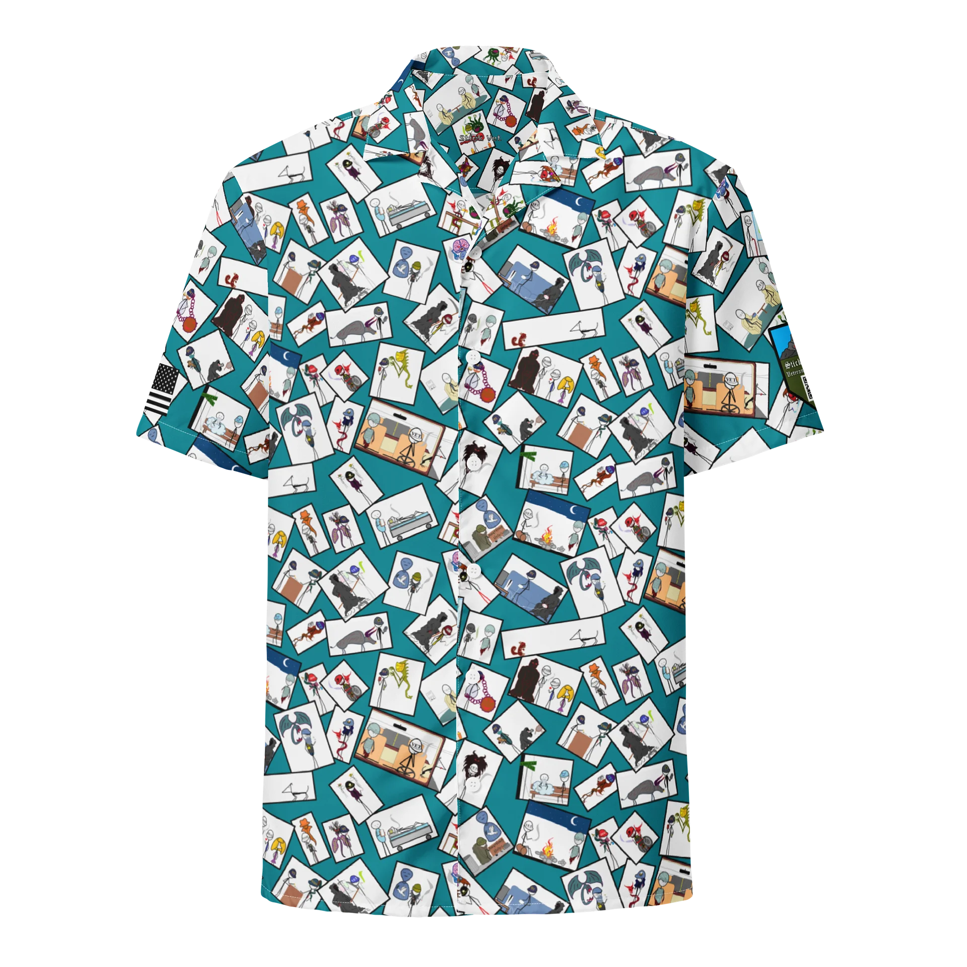 Sticks & Demons Hawaiian Shirt product image (1)