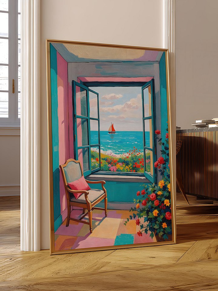 Henri Matisse Open Window Style Wall Art Poster product image (2)