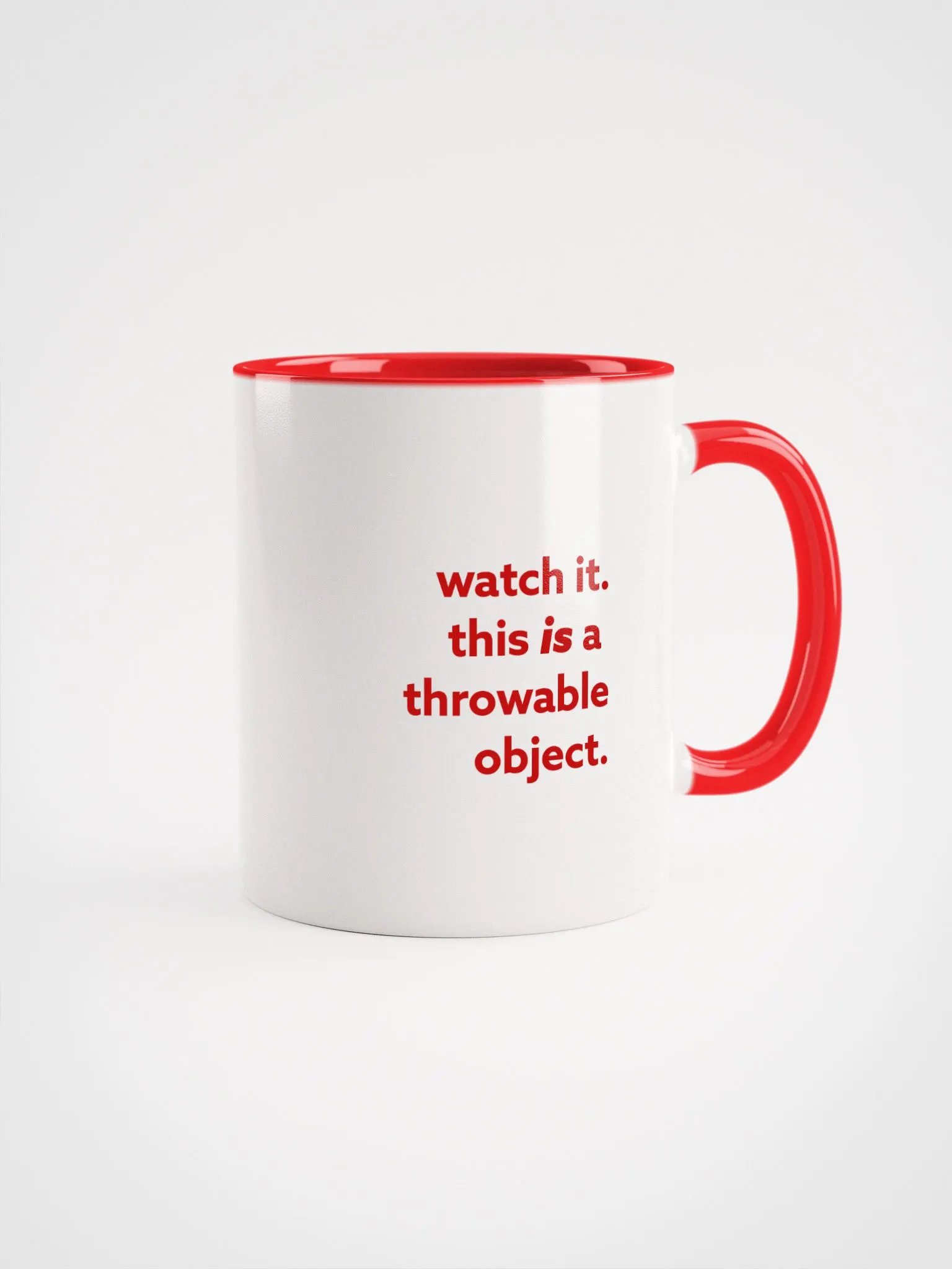 Probable Weapon Mug, red product image (1)