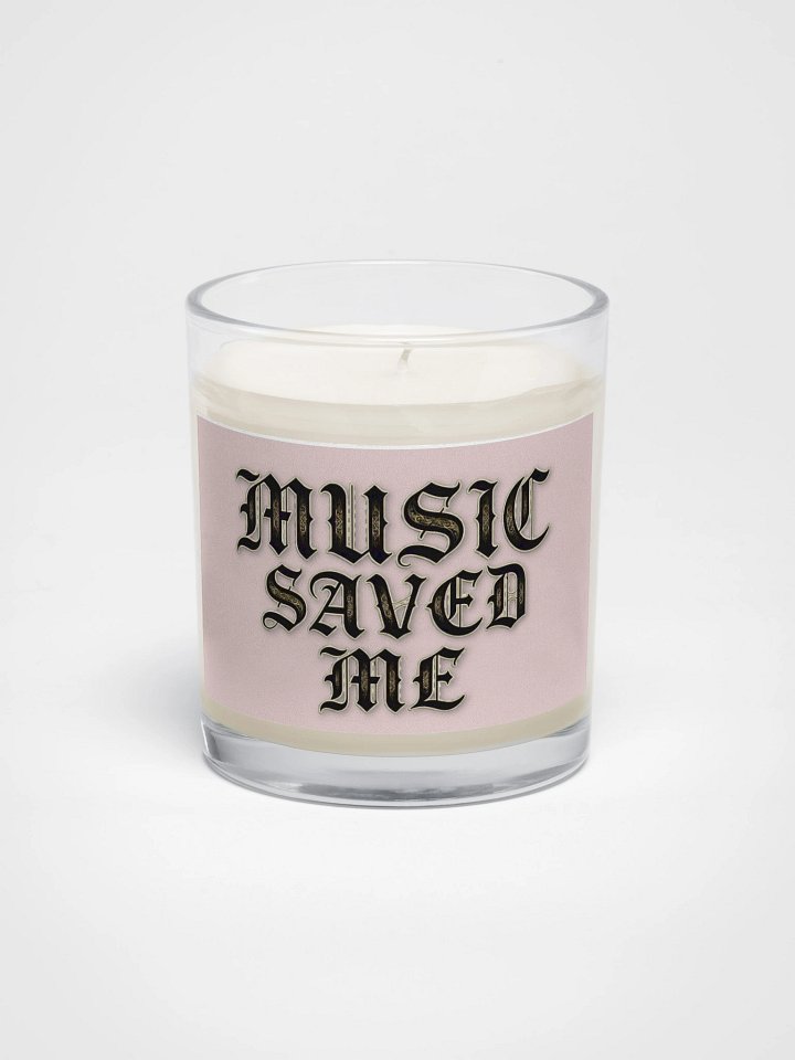 Music Saved Me - Soy Wax Candle product image (1)