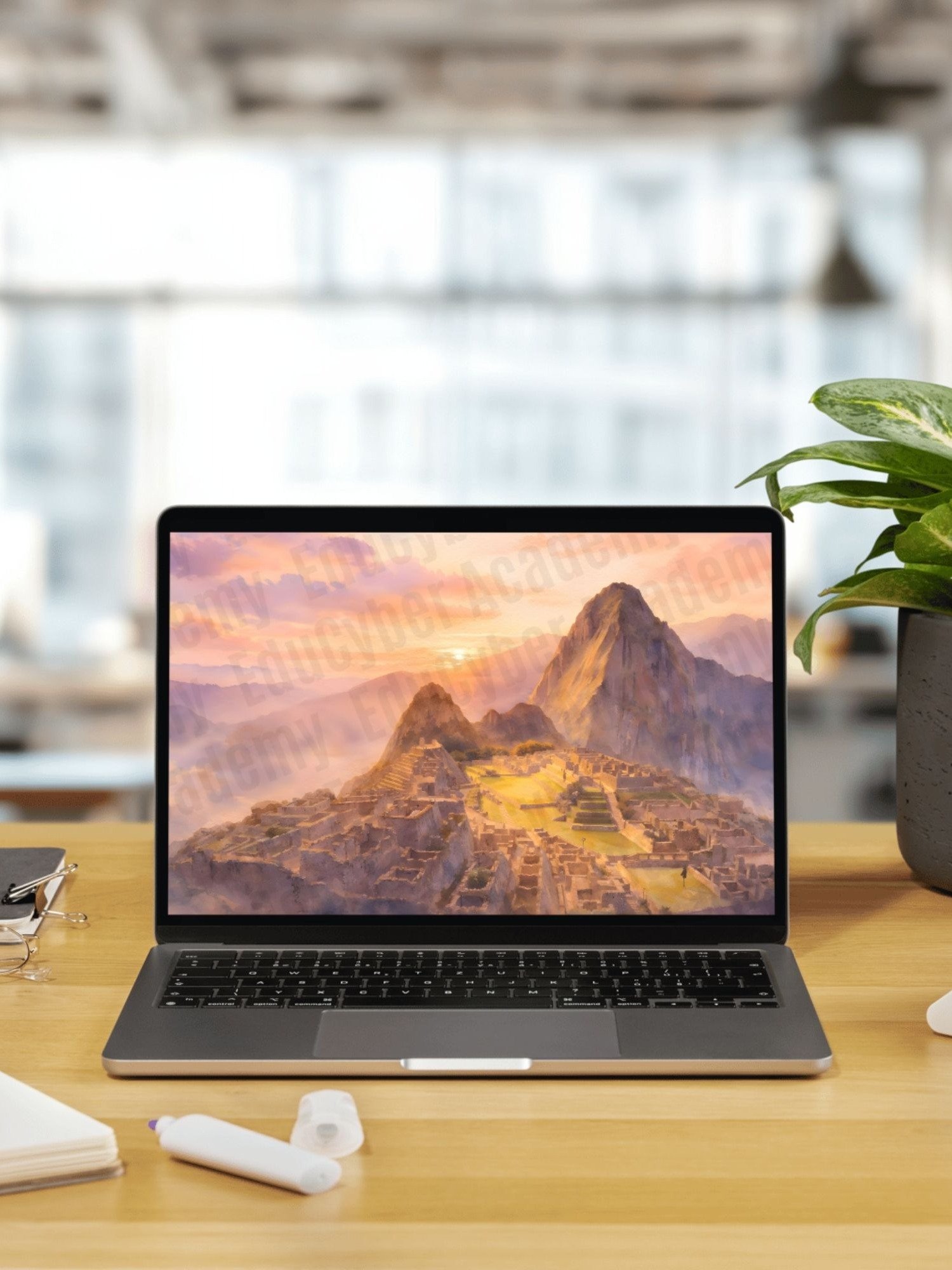 Modern Seven Wonders of the World Machu Pichu Frame TV Art, Desktop, and Laptop Wallpaper Background 4K Resolution Image product image (4)