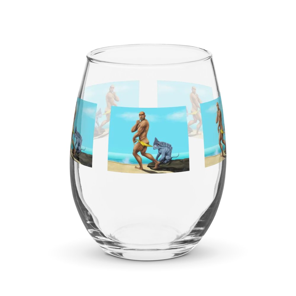 Beach Wrecker Wine Glass product image (1)