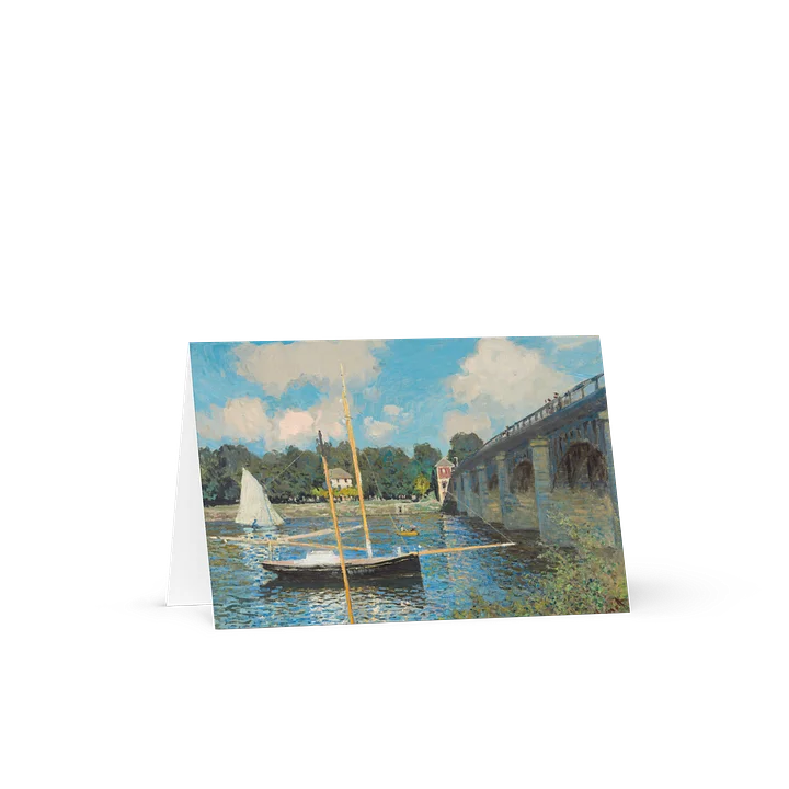 The Bridge at Argenteuil (Claude Monet) Greeting Card product image (2)