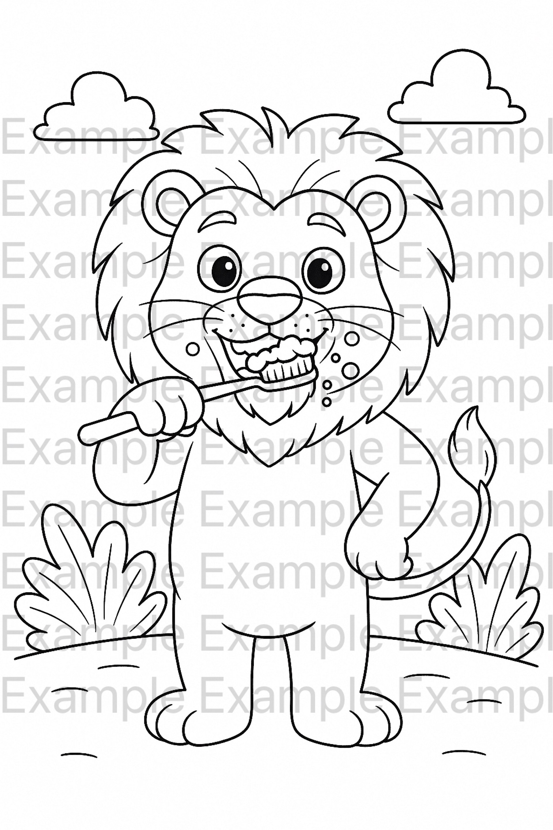 Animal Friends Coloring Pages product image (7)