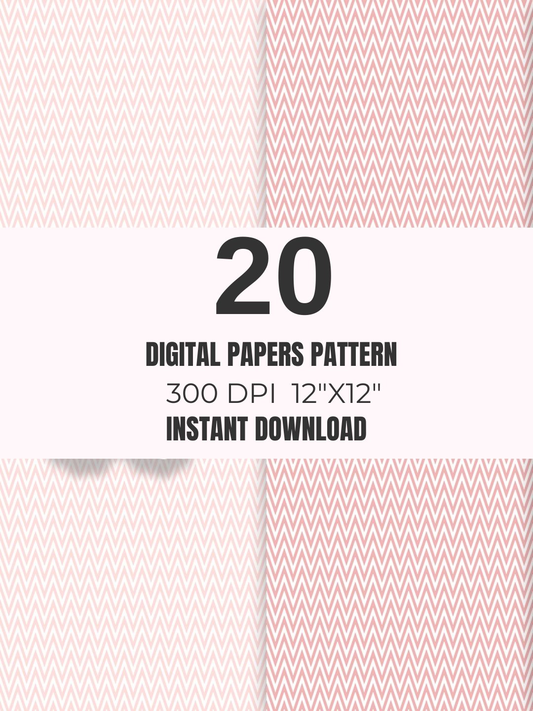 Pastel Pink & Sage Seamless Paper Pack 20 product image (6)