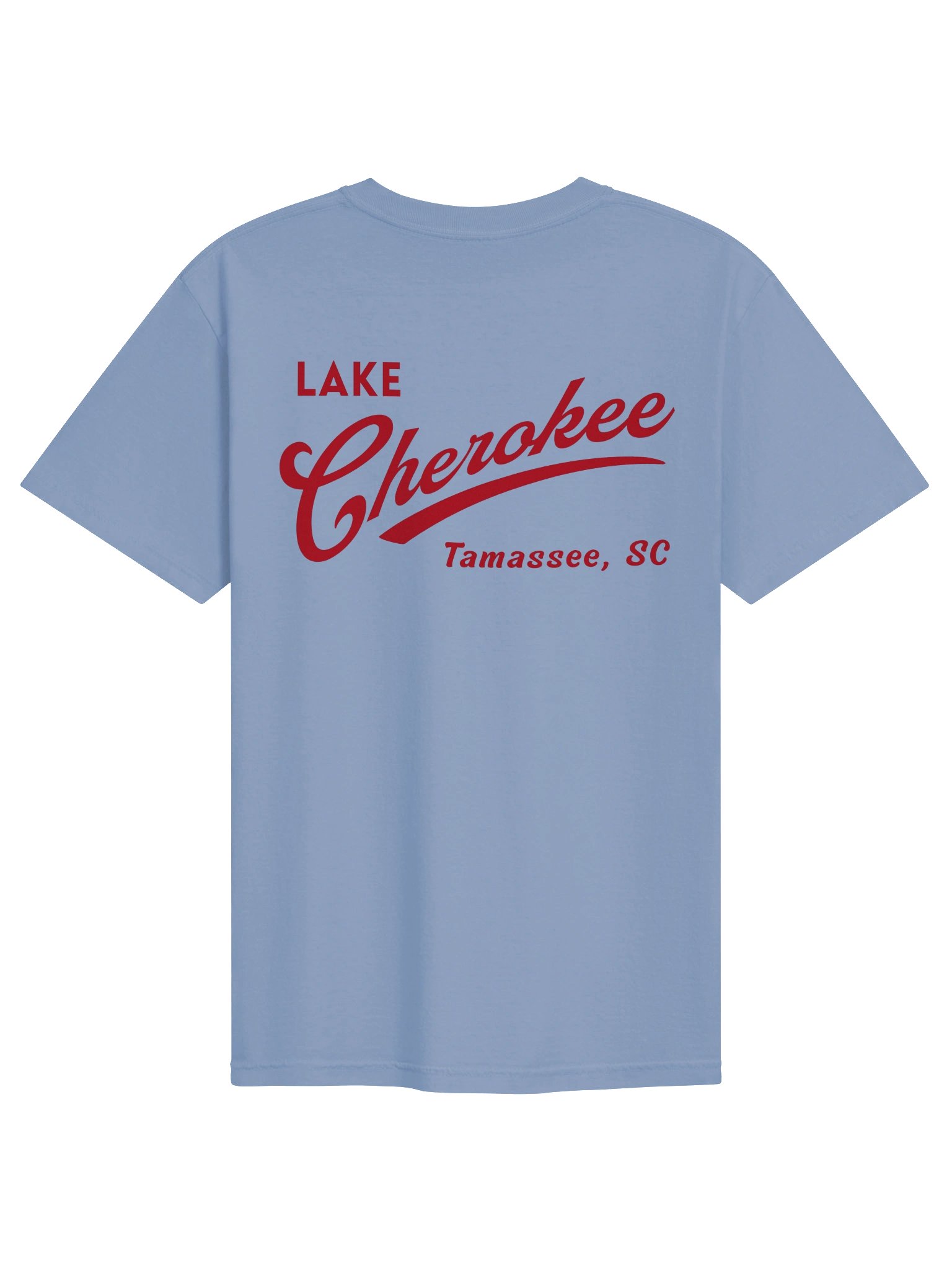 Lake Cherokee Swoosh Tee Red product image (1)