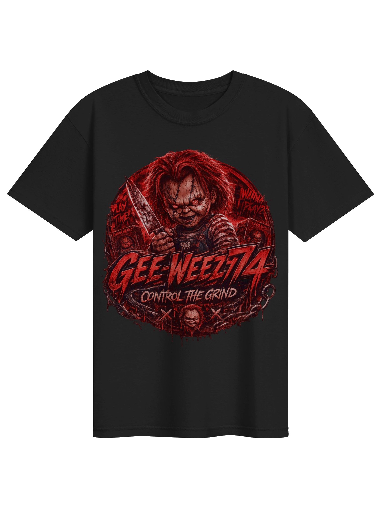 🔥 GeeWeezy74 “Play Time” Horror Tee 🔥 product image (1)