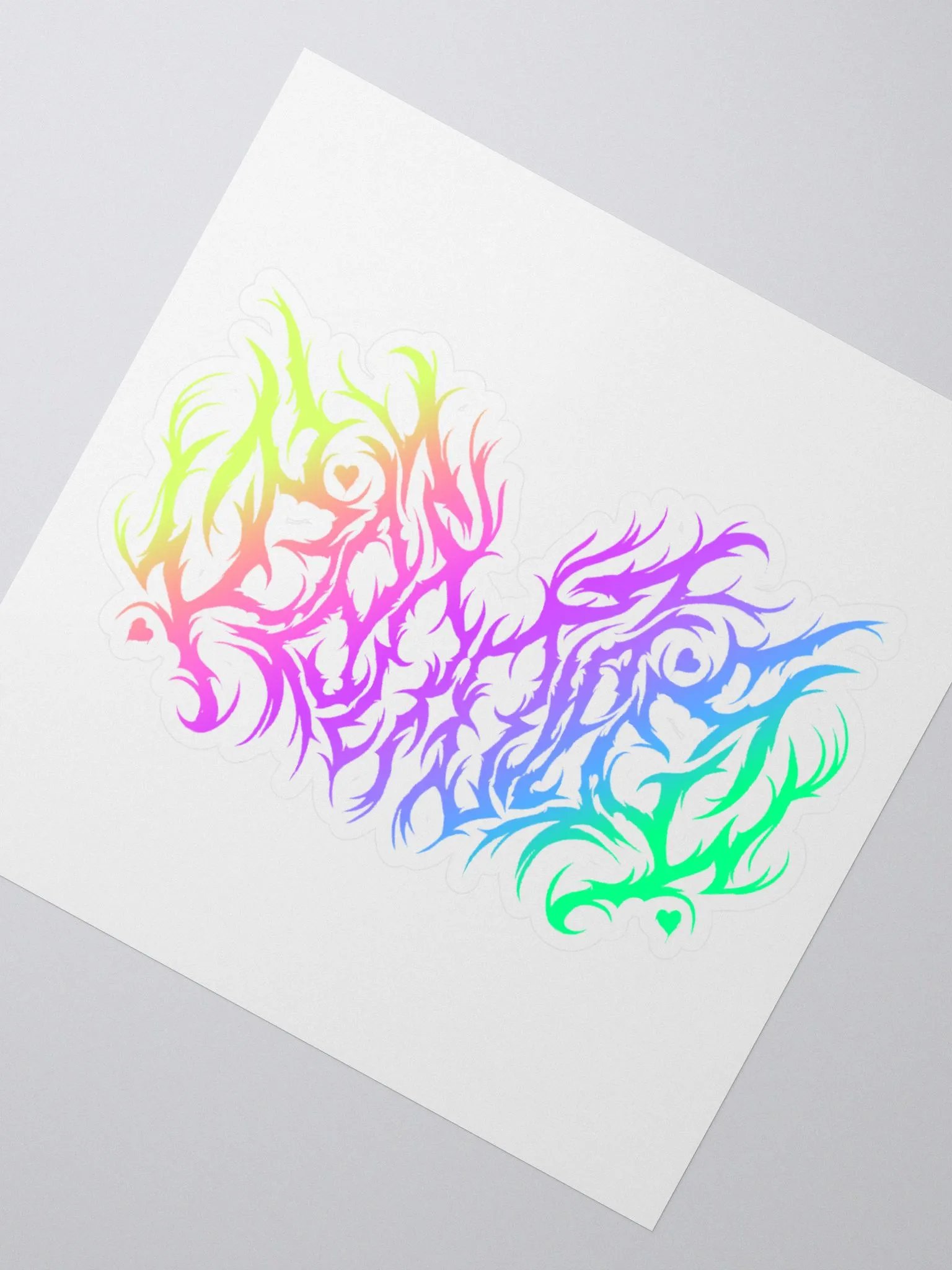 PinkMetal Sticker product image (1)