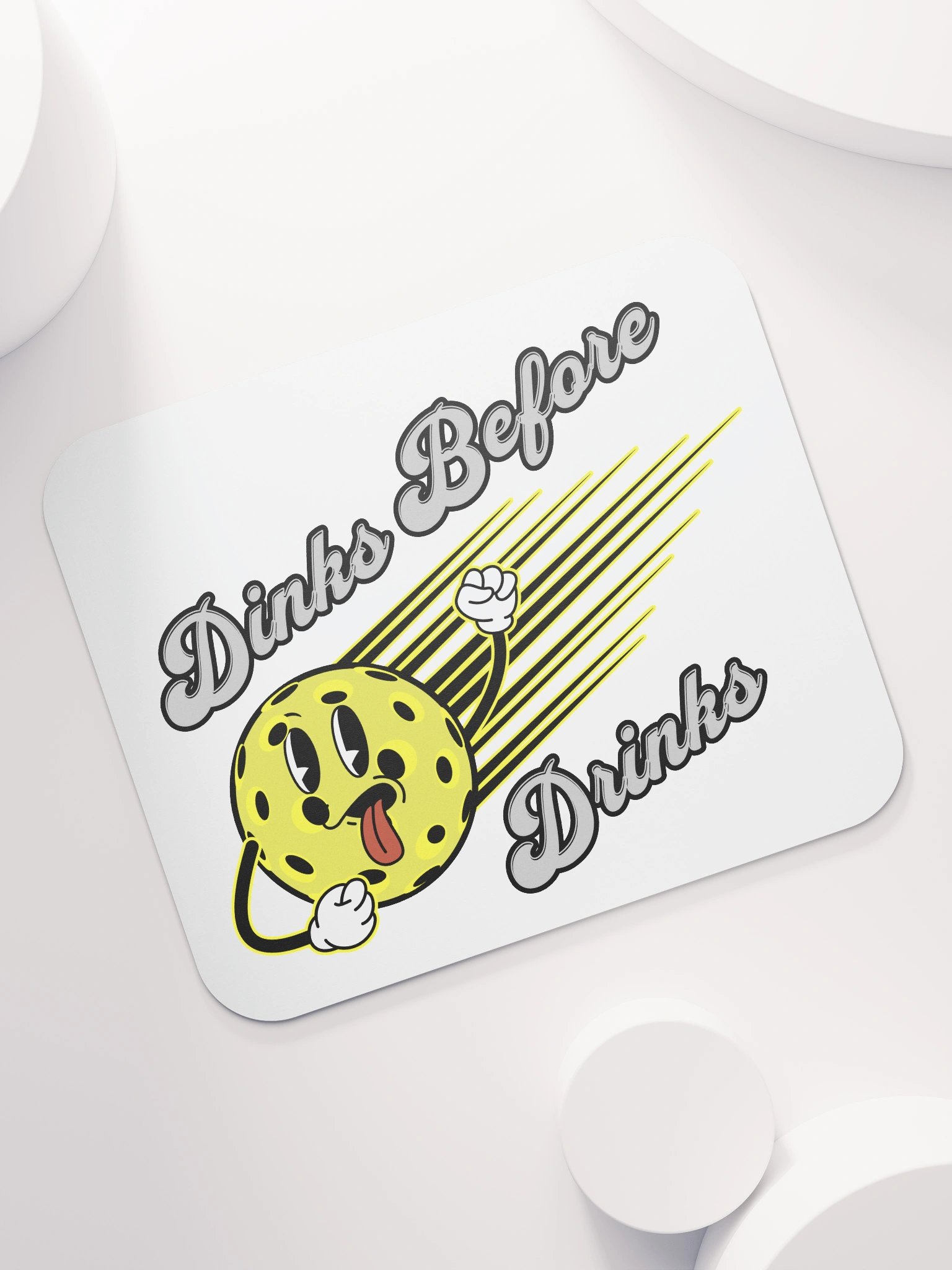 Dinks Before Drinks Pickleball Speedy Mouse Pad product image (7)