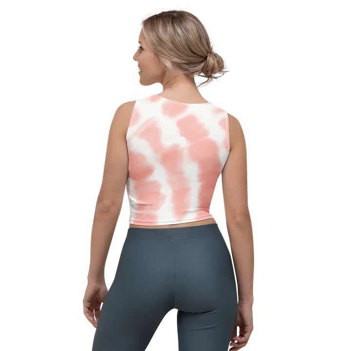 Flower-Crowned Bird Pink Spiral Crop Top product image (2)