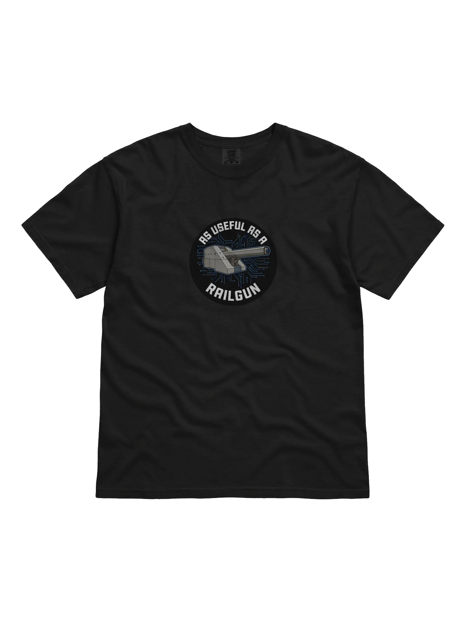As Useful as a Railgun Tee — TG.TEE-01