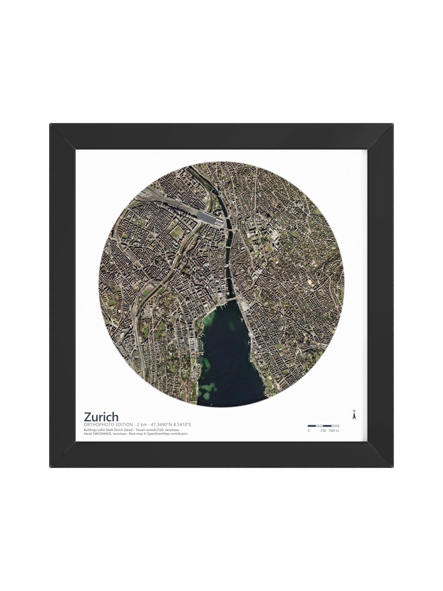 Zurich: 3D City Aerial Map product image (5)