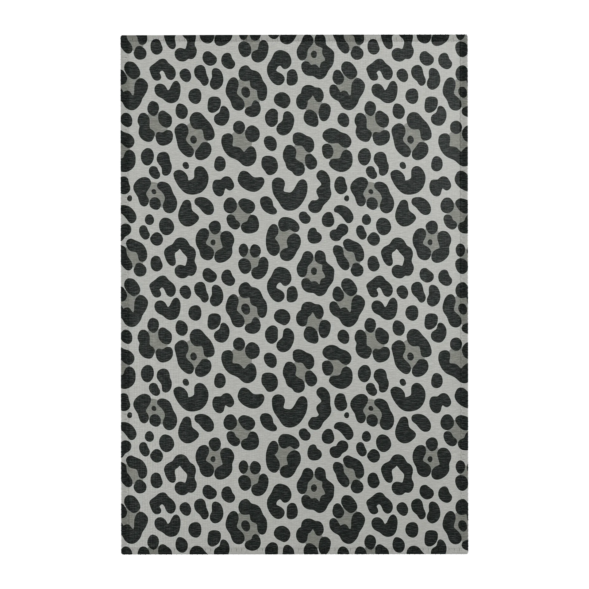 Bold Dark Leopard Print Area Rug for Home Decor product image (1)