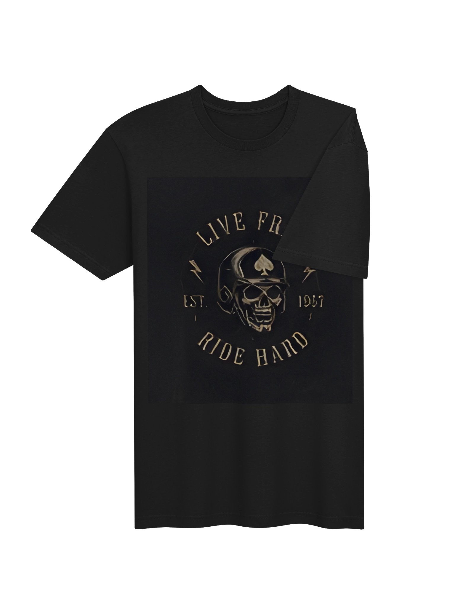 Gold Spade Hooded Skull Tee product image (4)