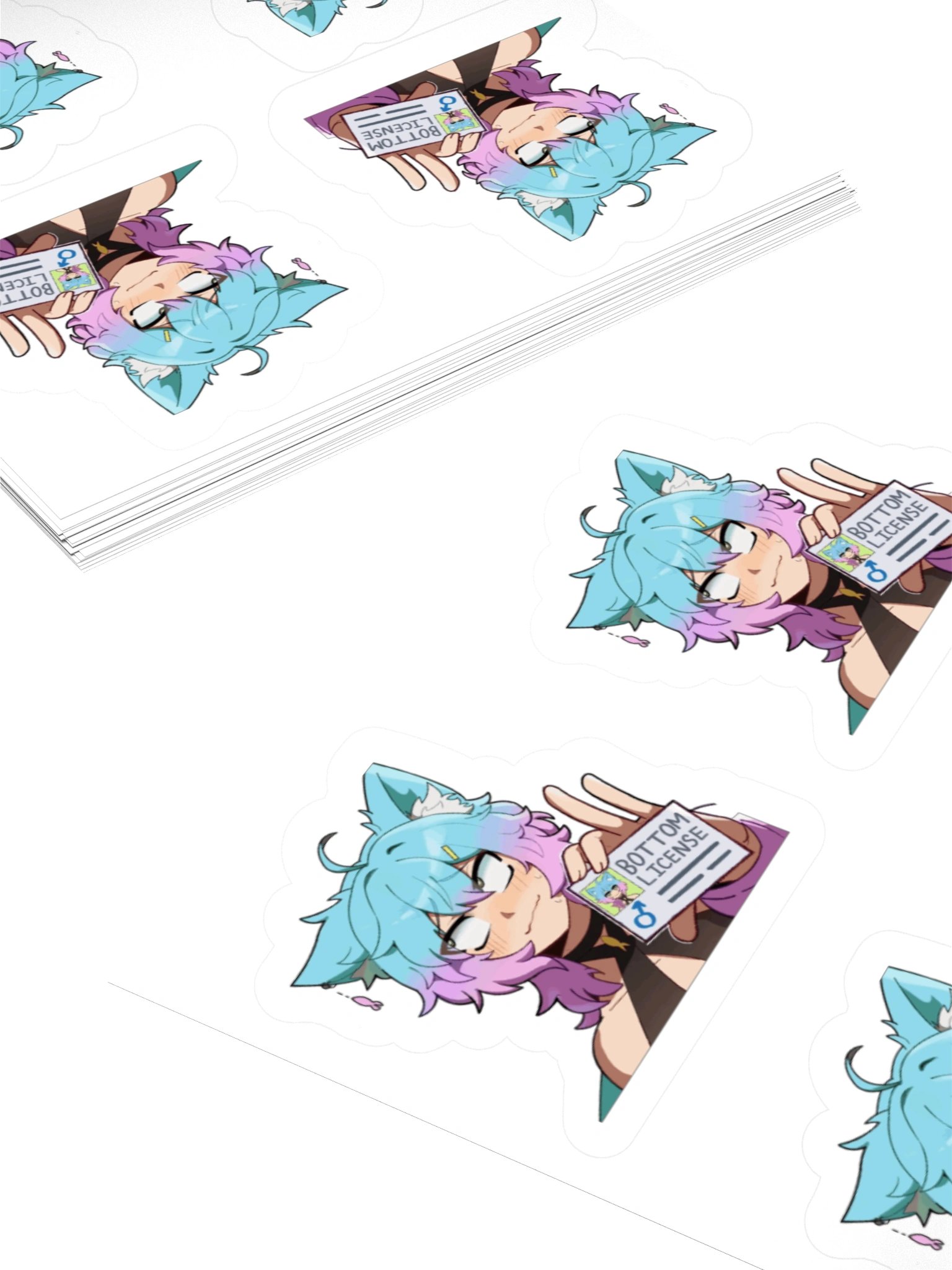 Bottom License Stickers product image (4)