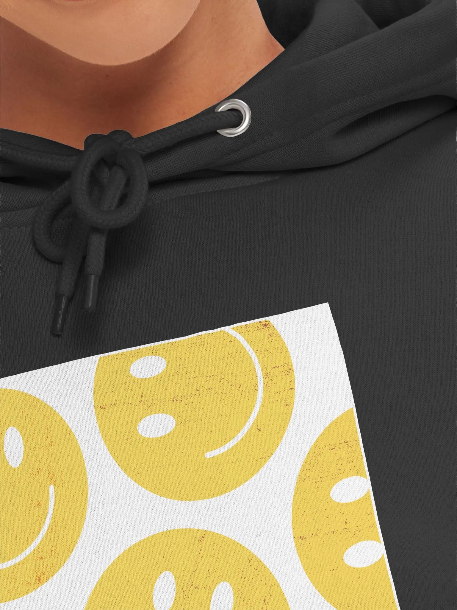 Distressed Smiley Faces Premium Hoodie product image (7)