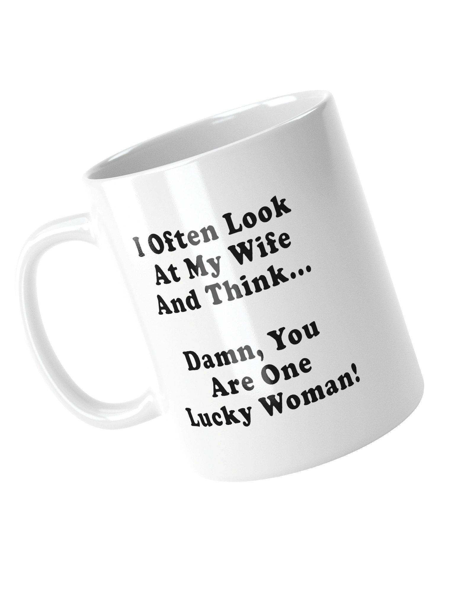 Funny Husband Lucky Wife Mug product image (11)