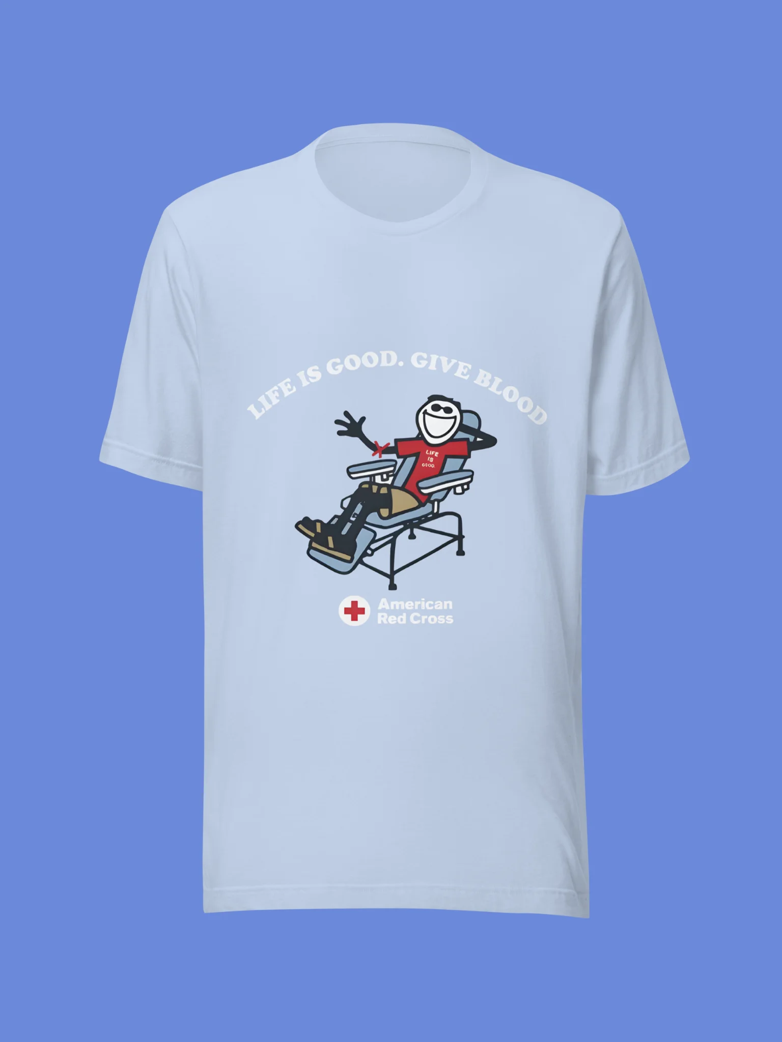 Red Cross Life Is Good Shirt product image (109)