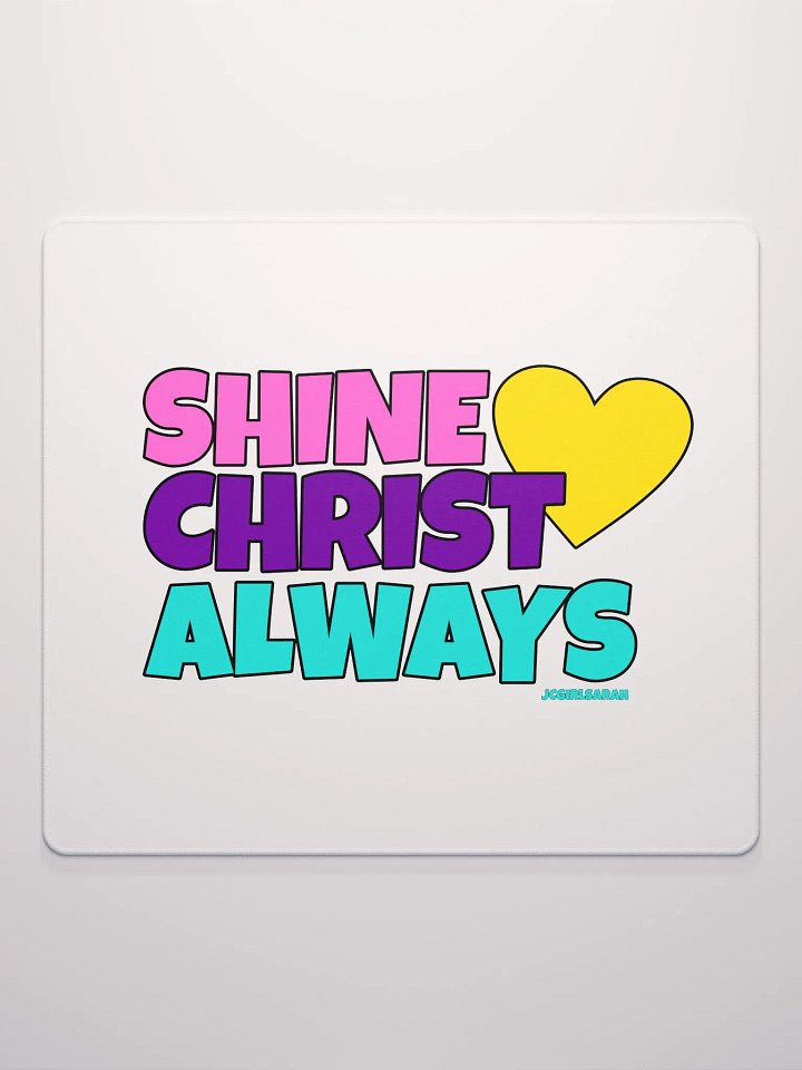 Shine Heart gaming mousepad product image (2)