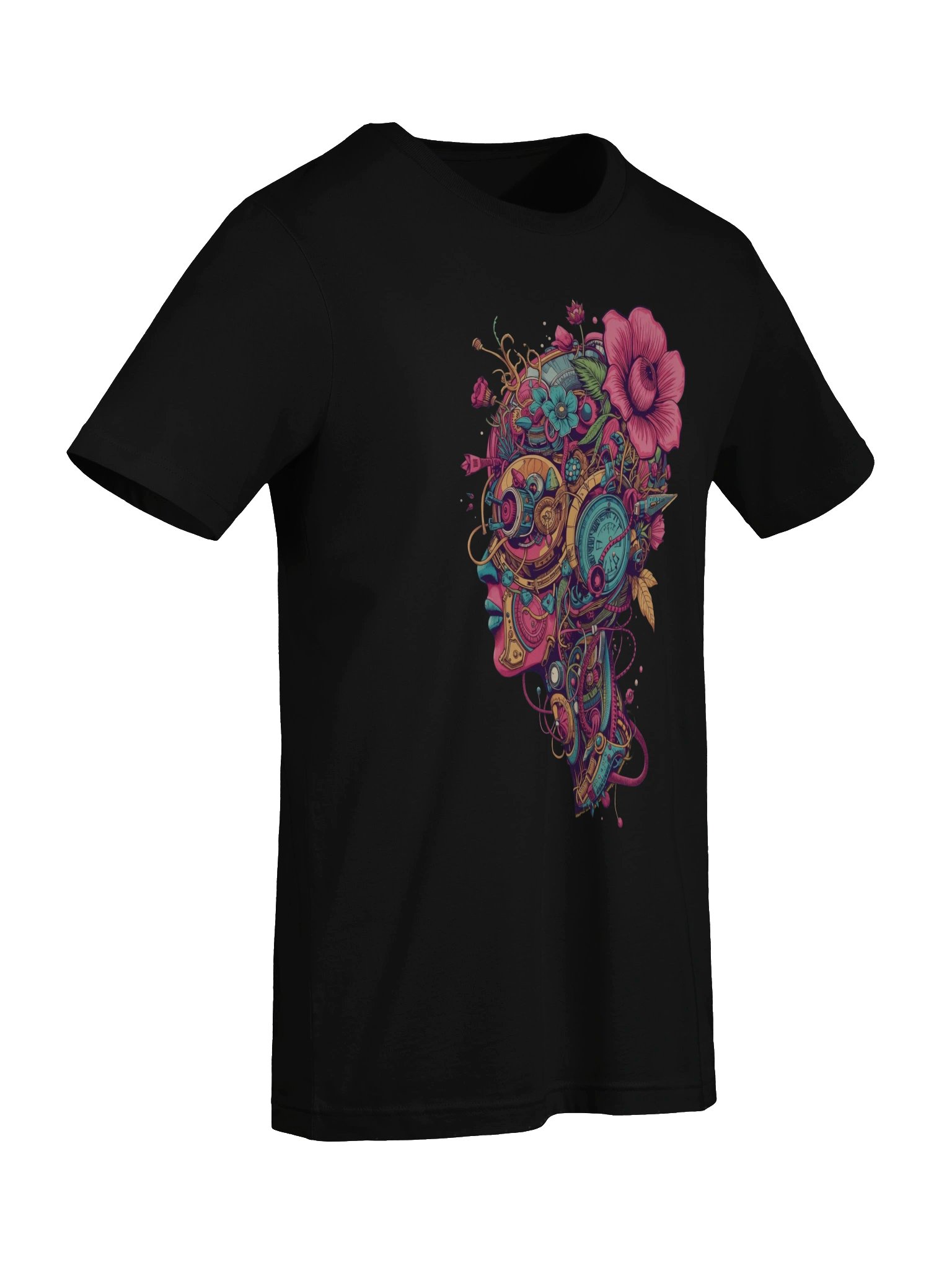 Floral Mechanized Face Supersoft Tee product image (2)