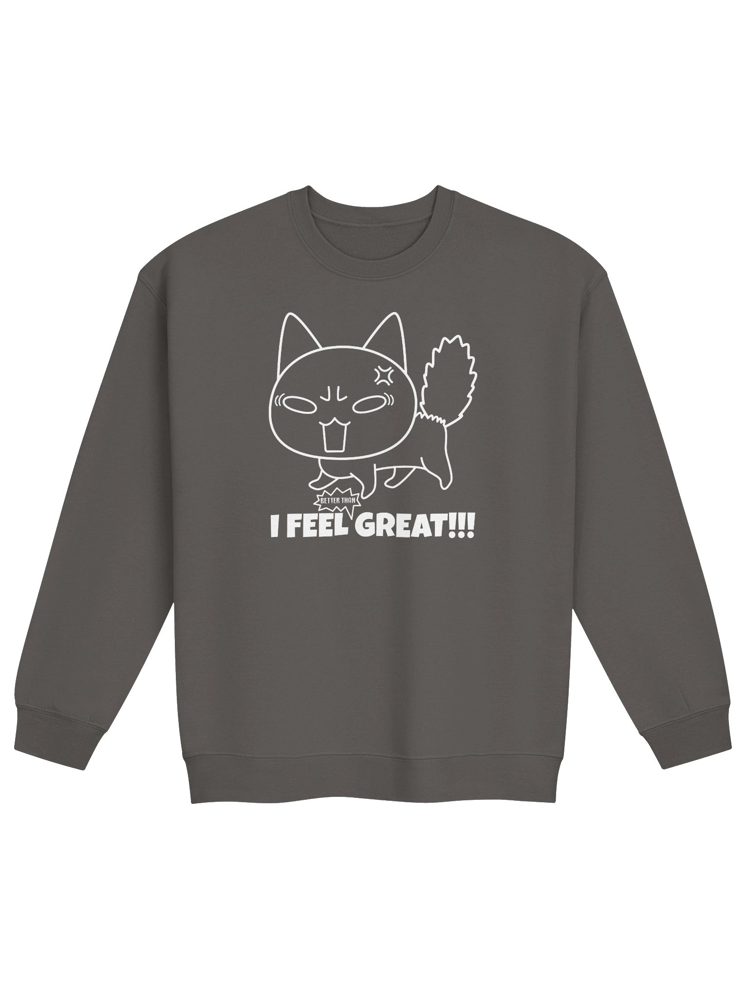 Ironic Emotional Expression - Unisex Adult Sweatshirt product image (1)