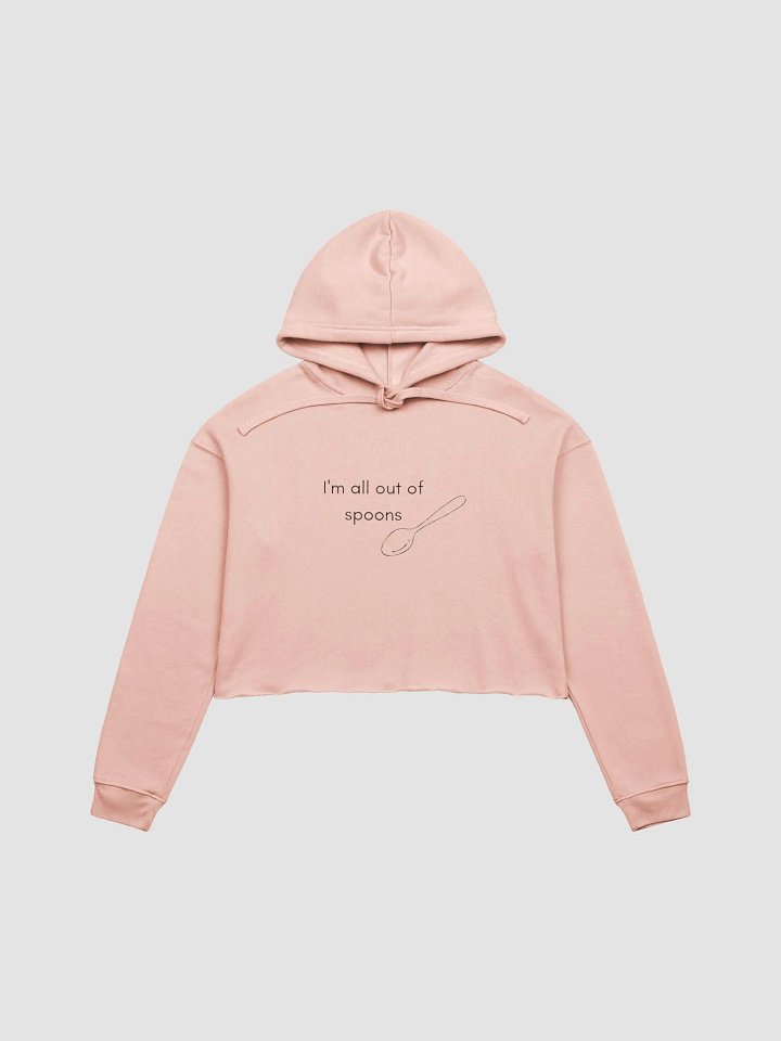 Sporking Tired Crop Hoodie product image (2)