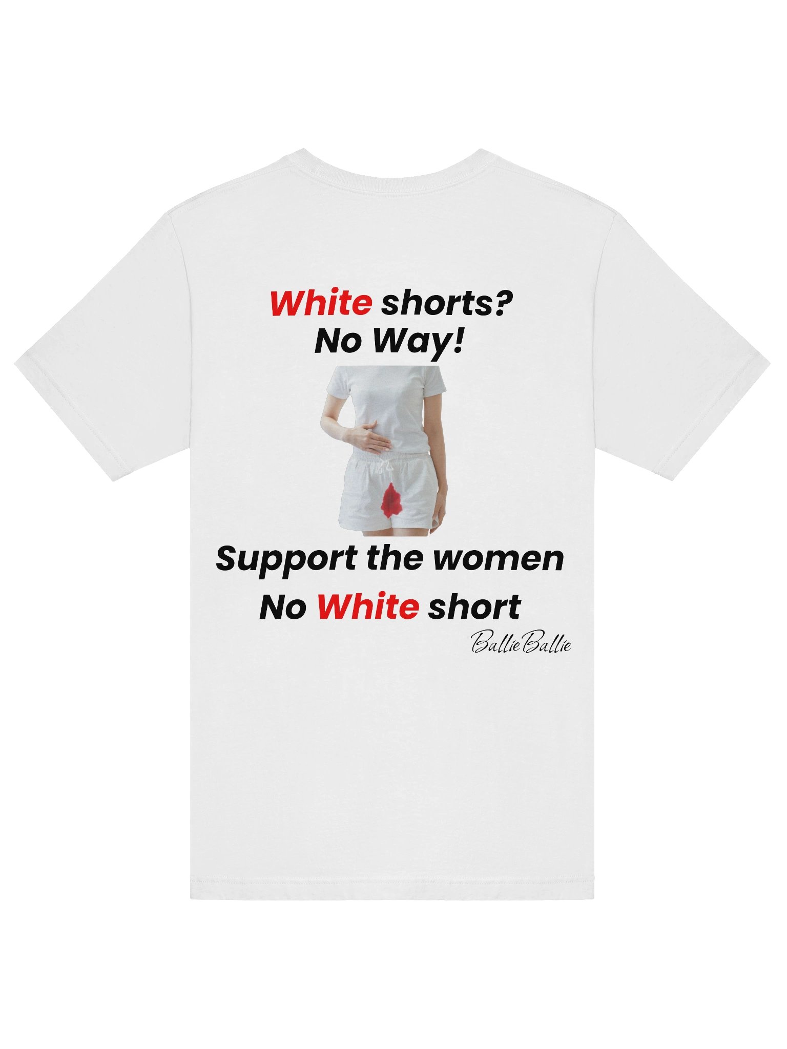 White short? No Way! Support the women No white short product image (6)
