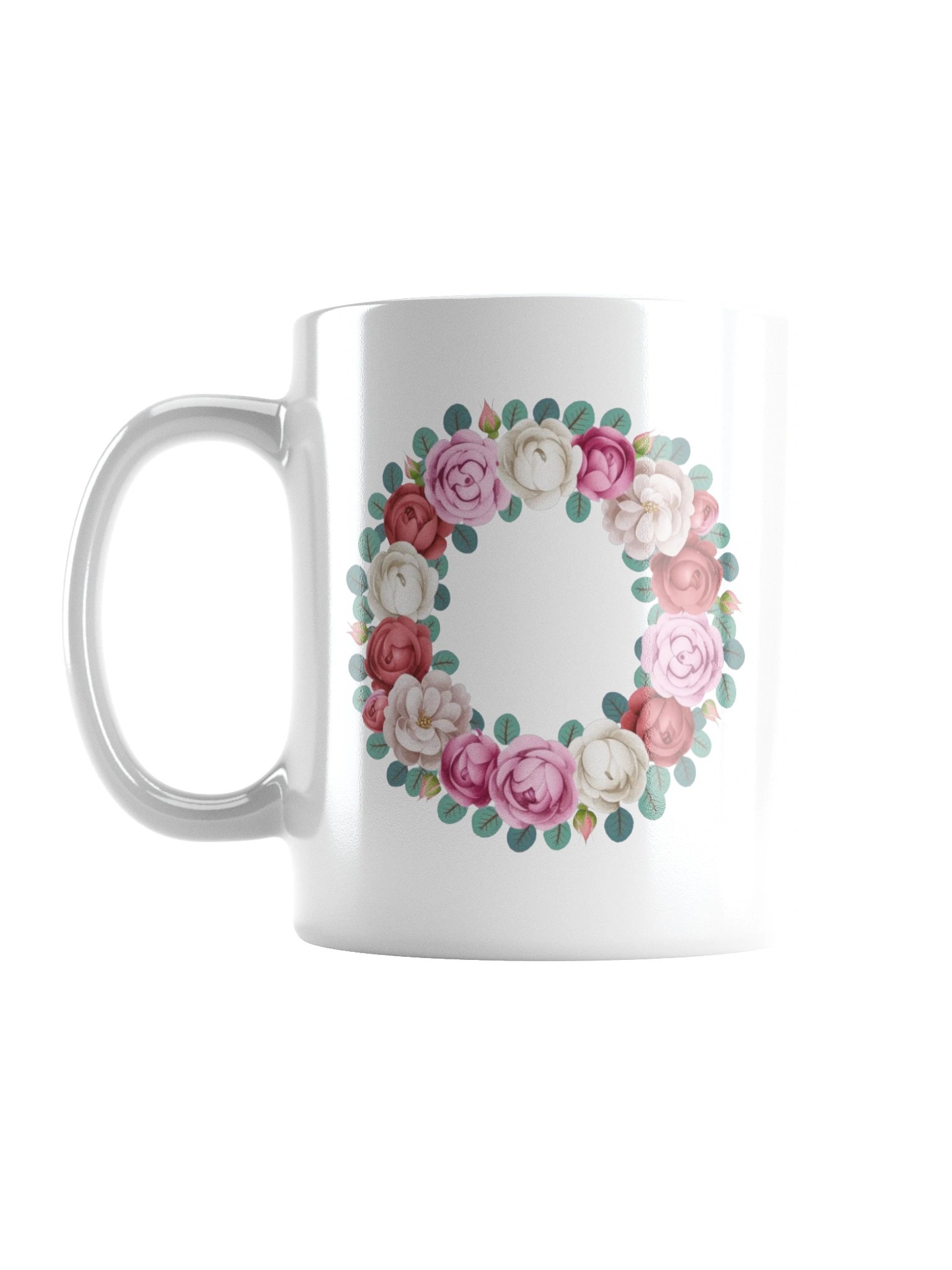 Rose Wreath Elegance Coffee Mug product image (1)