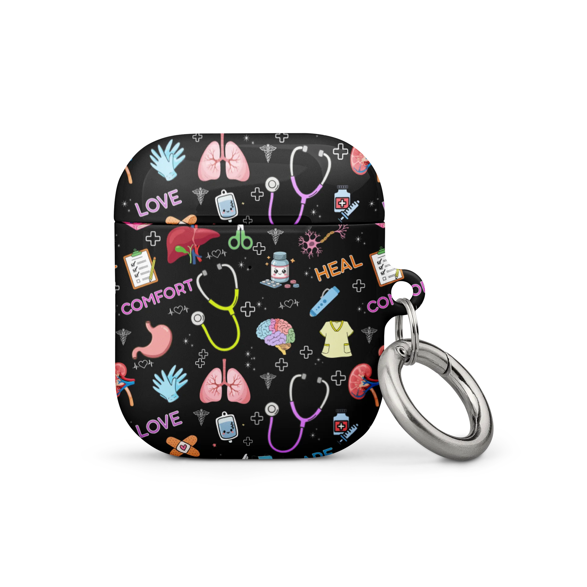 Nurse AirPods® Case All-Over-Print Nursing Student Designed by Nurse Sarah® product image (1)