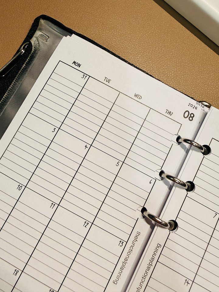 Dated Monthly Calendar and Quarterly Planner for 2026 - Bible / Personal Size product image (2)