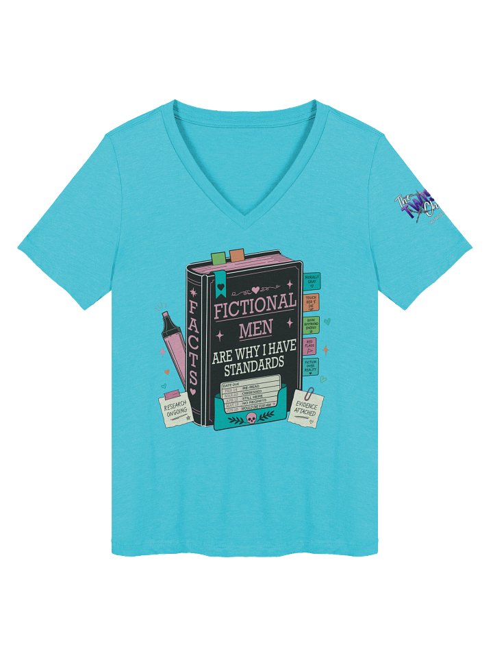Fictional Men (Women's V-Neck) product image (45)