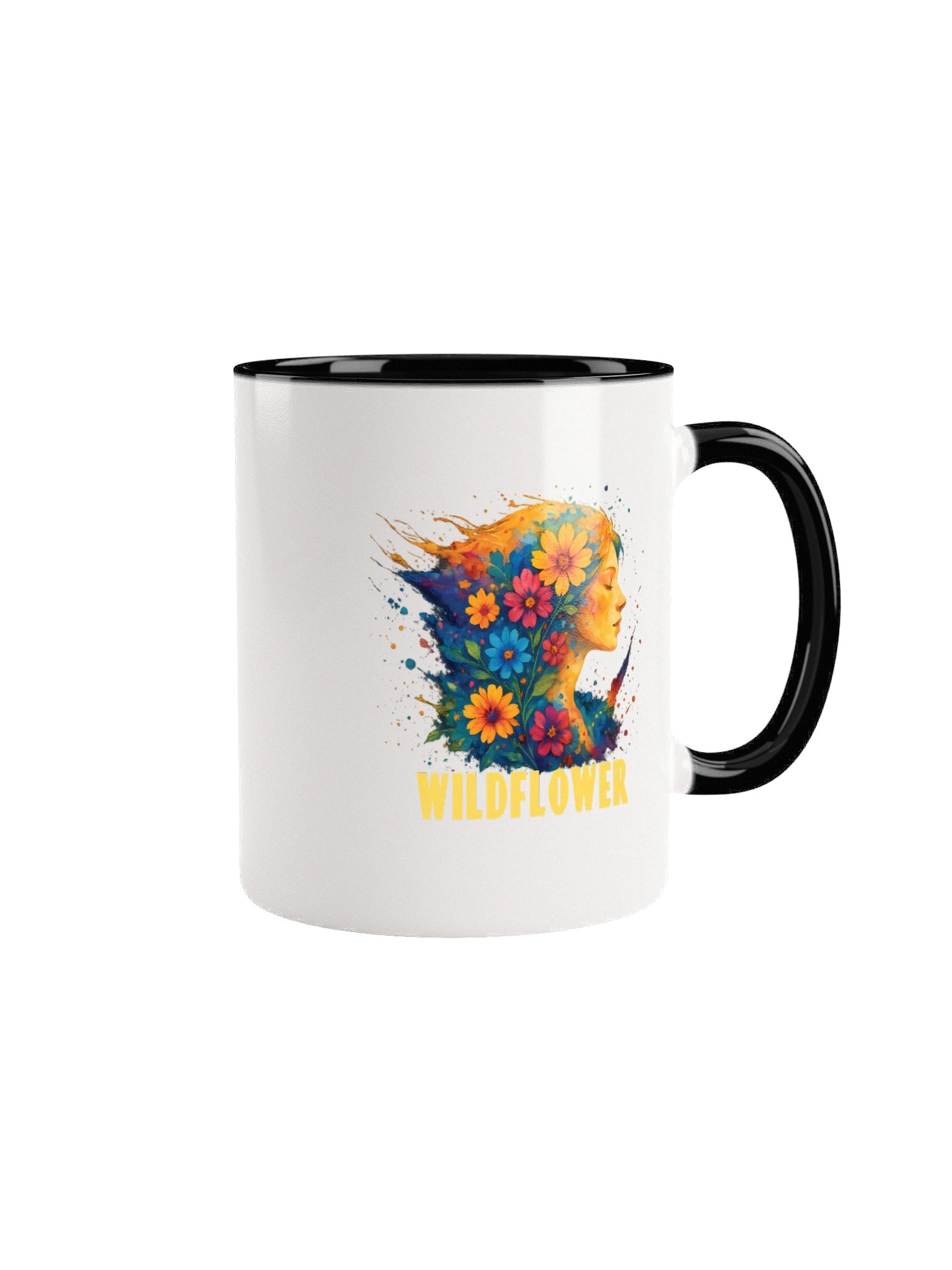 Boho Wildflower Mug – Artistic Floral Naturecore Coffee Cup product image (3)