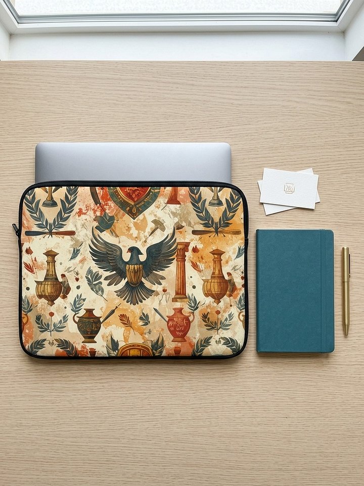 Ancient Fresco Laptop Sleeve product image (1)
