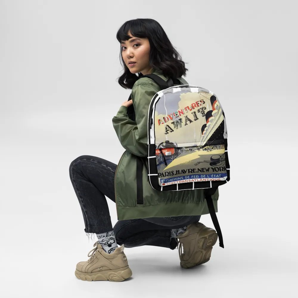 Vintage Travel Connections Backpack product image (2)