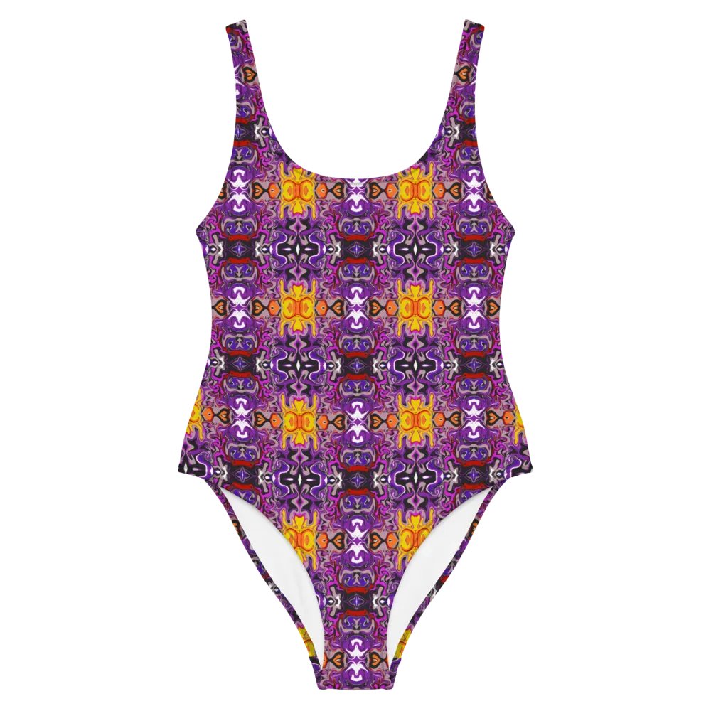 African Inspired Design Purple Swimsuit product image (6)