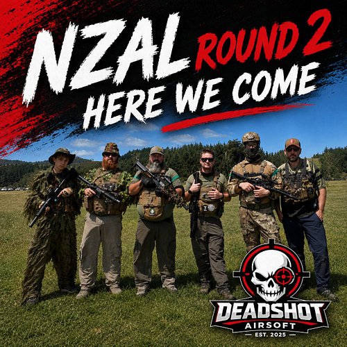 The countdown is now on for round 2 of the @new_zealand_airsoft_league and we can’t wait.

Get yourself registered!

Sponsore...