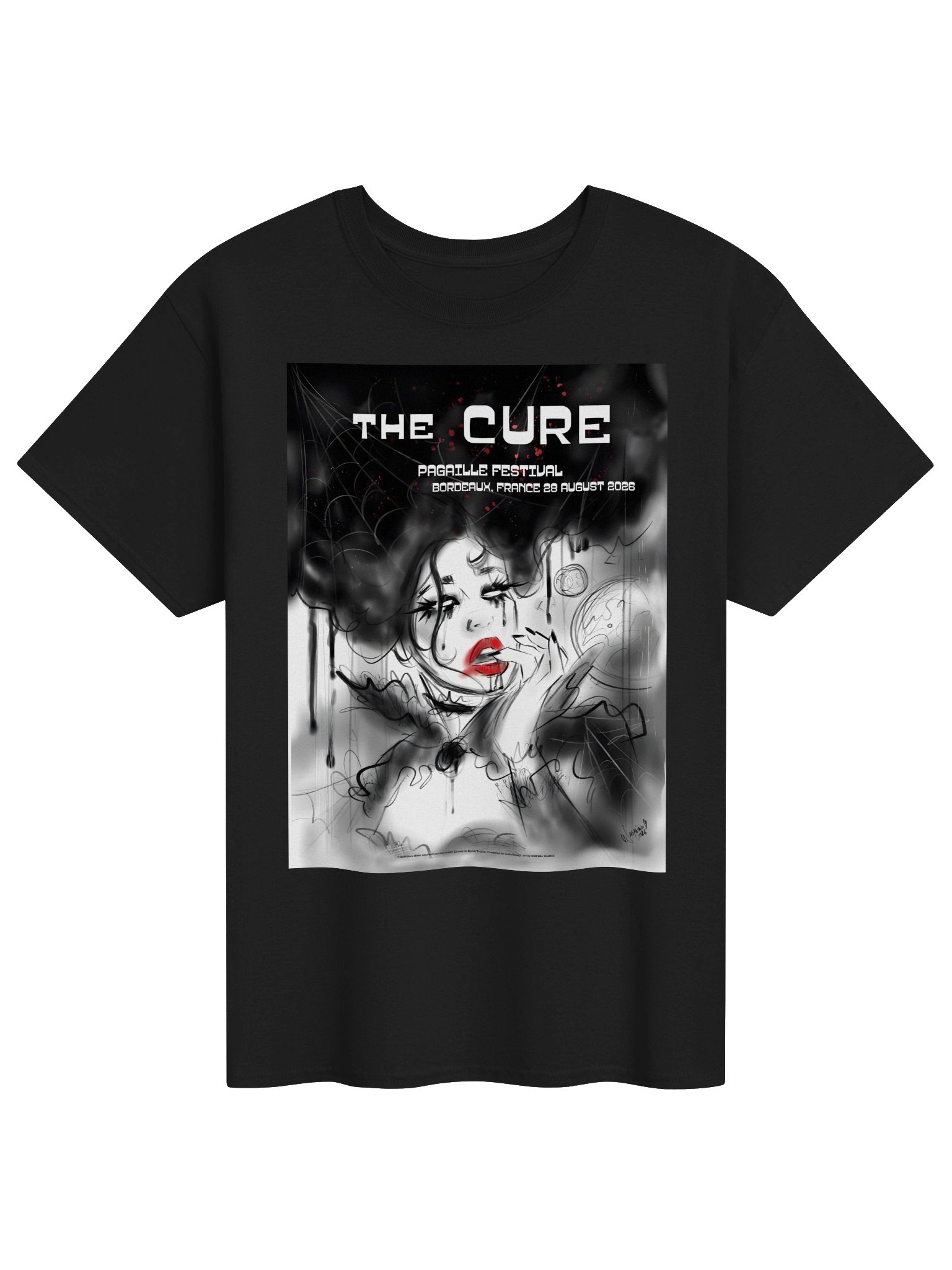 The Cure Bordeaux France At Pagaille Festival T-Shirt product image (1)