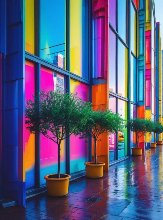 Coloured Facade Wall Art product image (4)