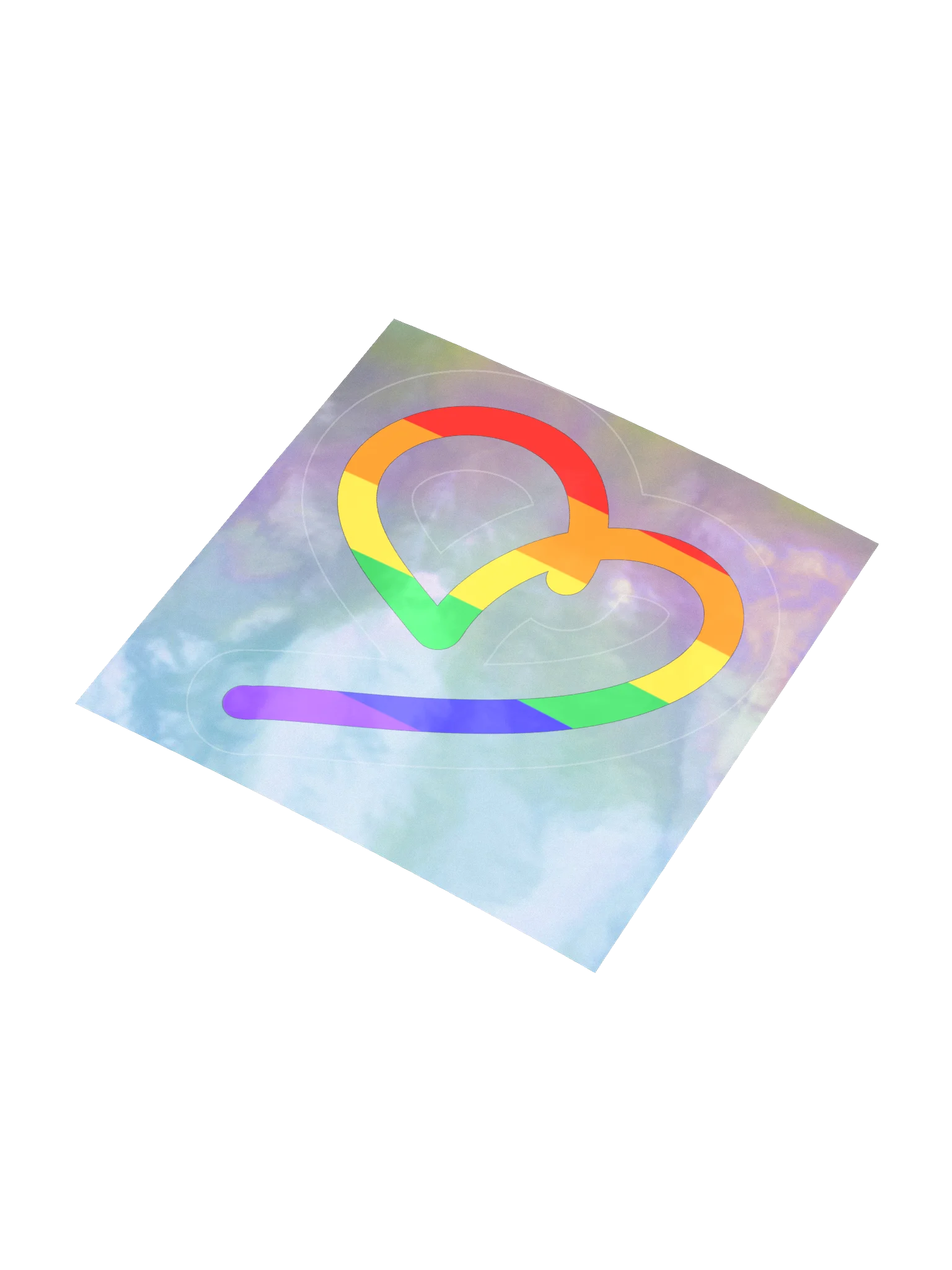 Pride Heart Holo Sticker product image (8)