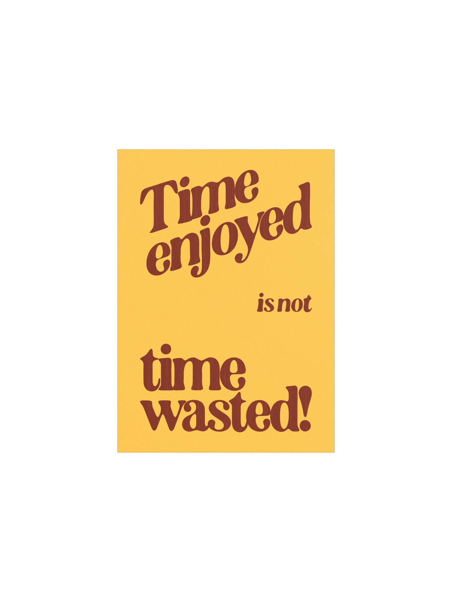 Time Enjoyed (Yellow & Brown) product image (1)