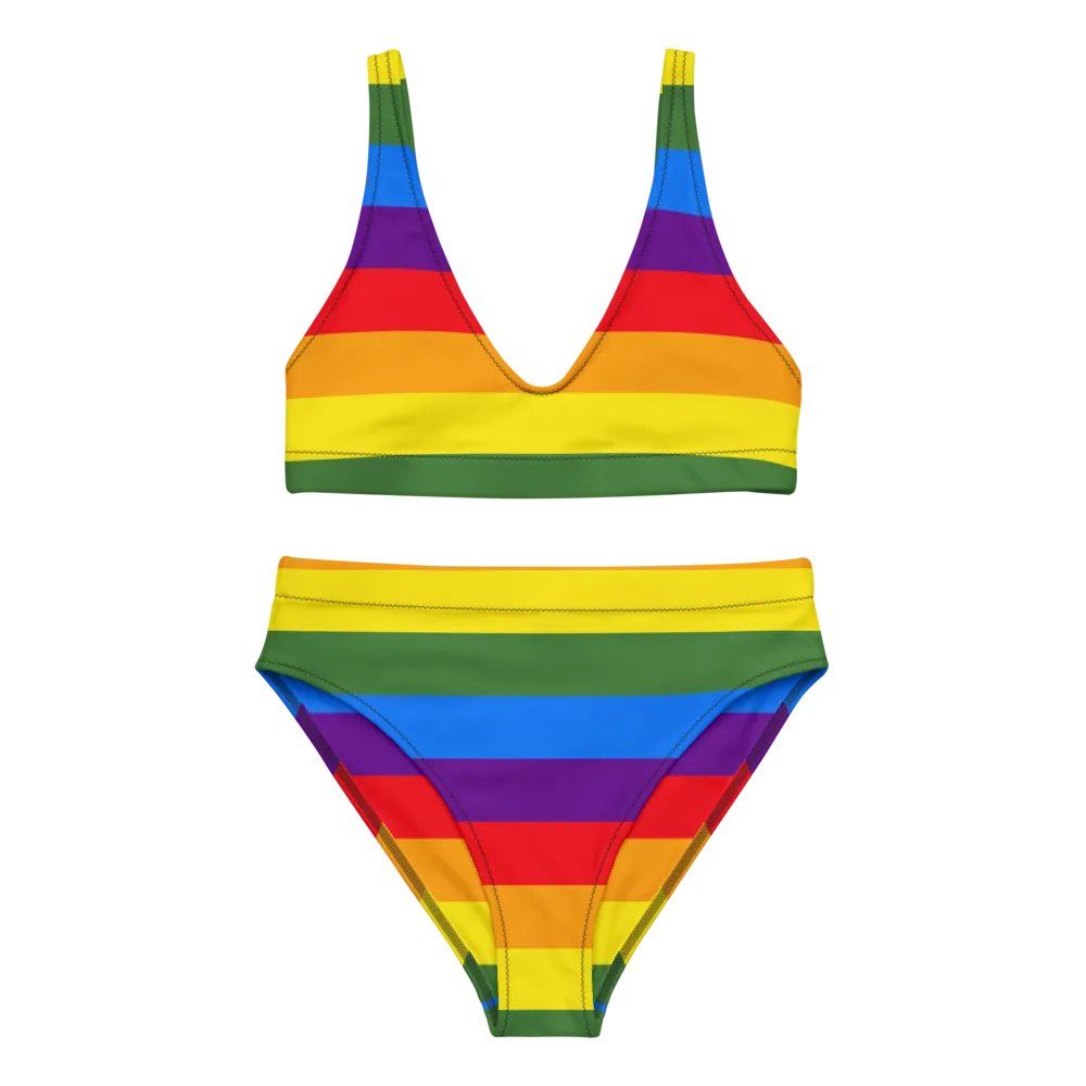 Vibrant Stripes Recycled Bikini Set product image (1)